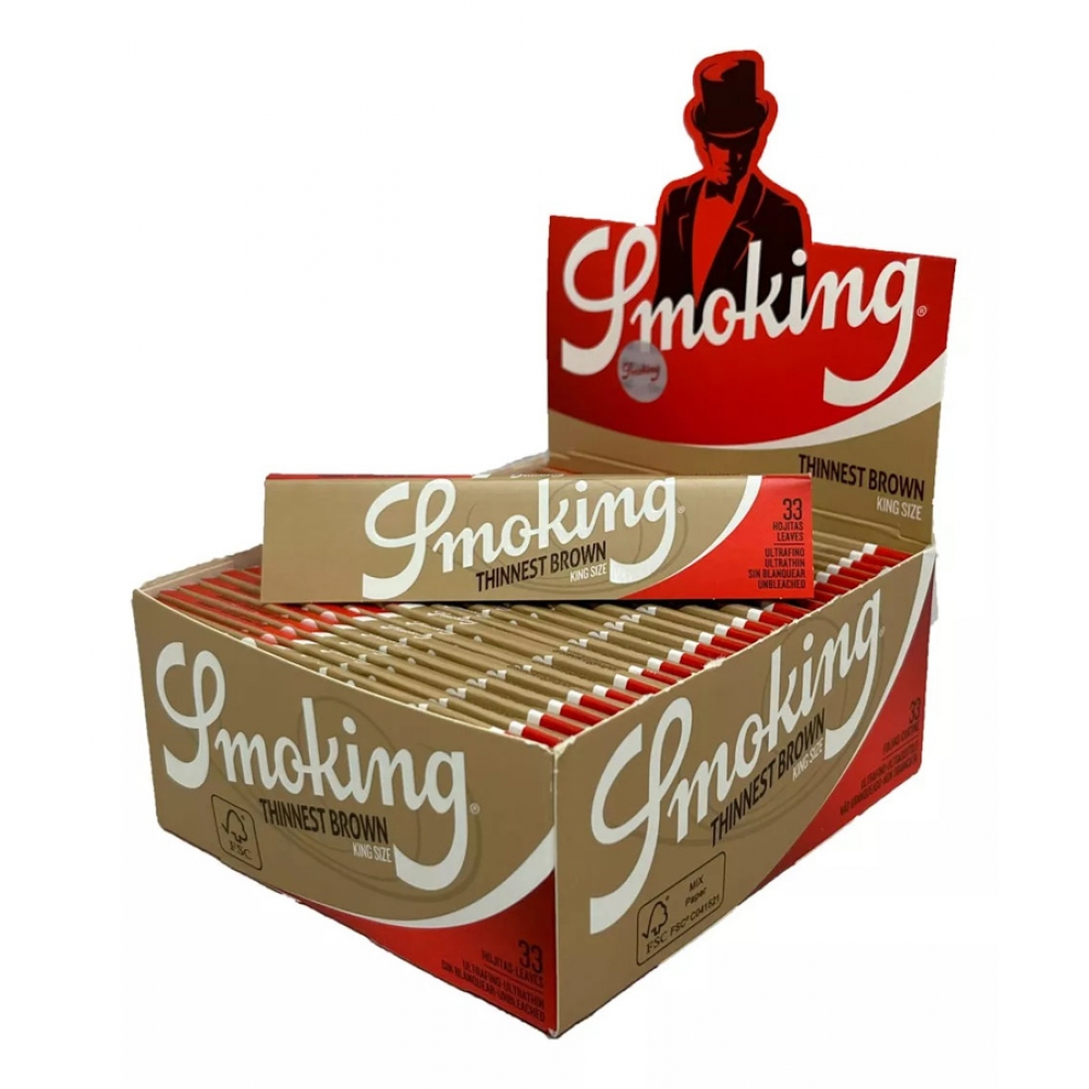 01801 - SMOKING SEDA THINNEST BROWN KS - 01801