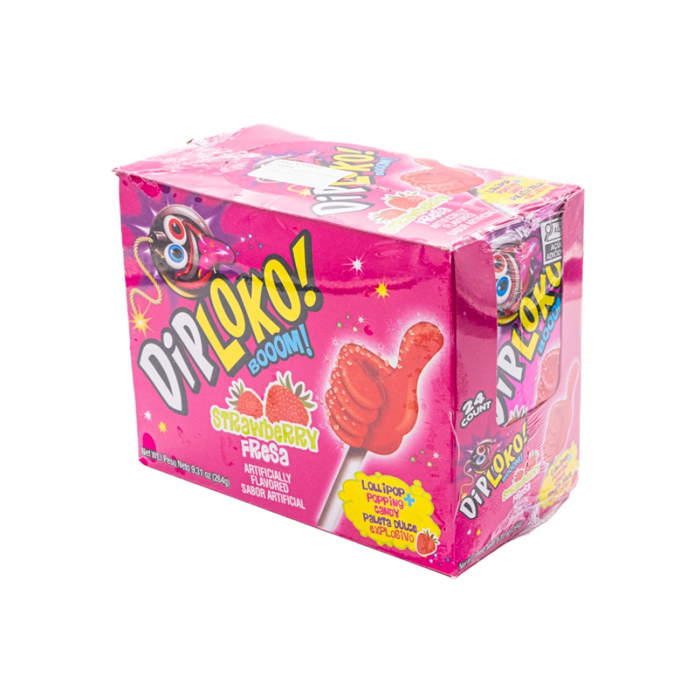 01864 - DIPLOKO BOOOM STRAWBERRY MORANGO - 01864