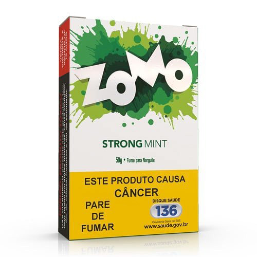00325 - ZOMO STRONG MINT (HORTELA/CANA DE ACUCAR - 00325
