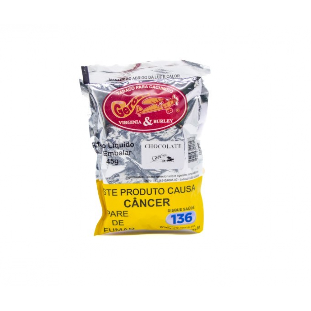 10069 - GEROSS CHOCOLATE 45G TABACO CACHIMBO - 10069