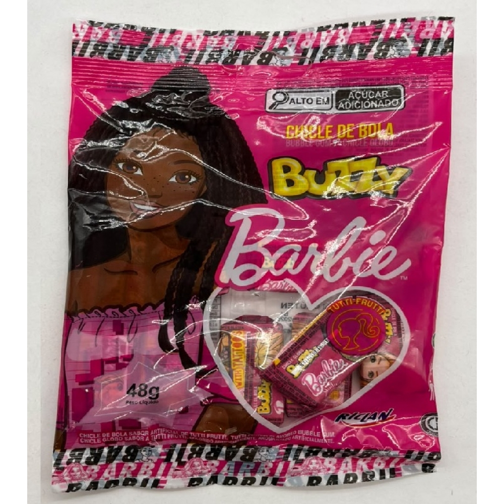 02361 - CHICLE BUZZY BARBIE TUTTI FRUTTI 12UN - 02361