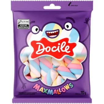 02331 - DOCE MAXMALLOWS TWIST COLOR 1 BAUNILHA 70G