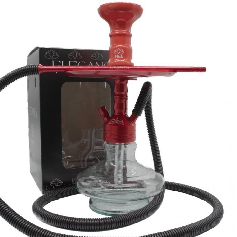 01710 - NARGUILE NICK ELEGANCY VERMELHO - 01710