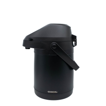 01435 - GARRAFA TERMICA INOX PRETA 2,5L