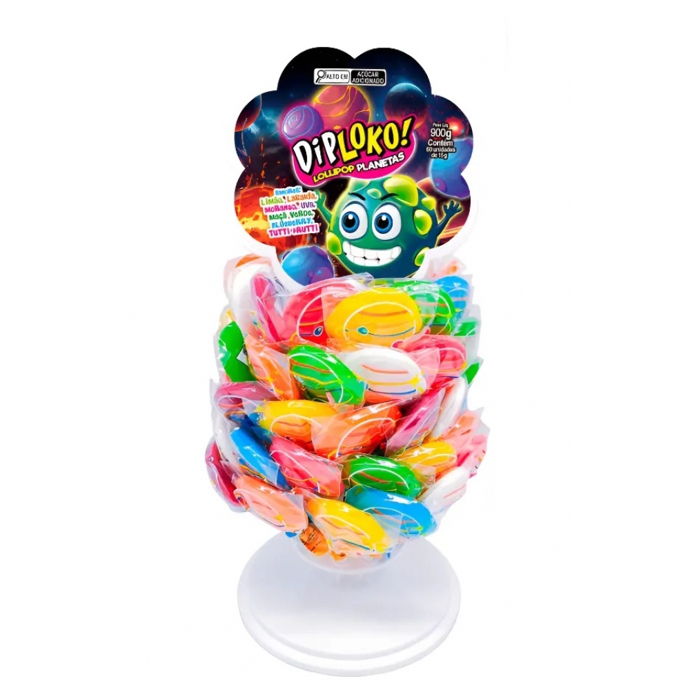 02431 - LOLLIPOP PLANETAS SORTIDOS 60X15G - 02431