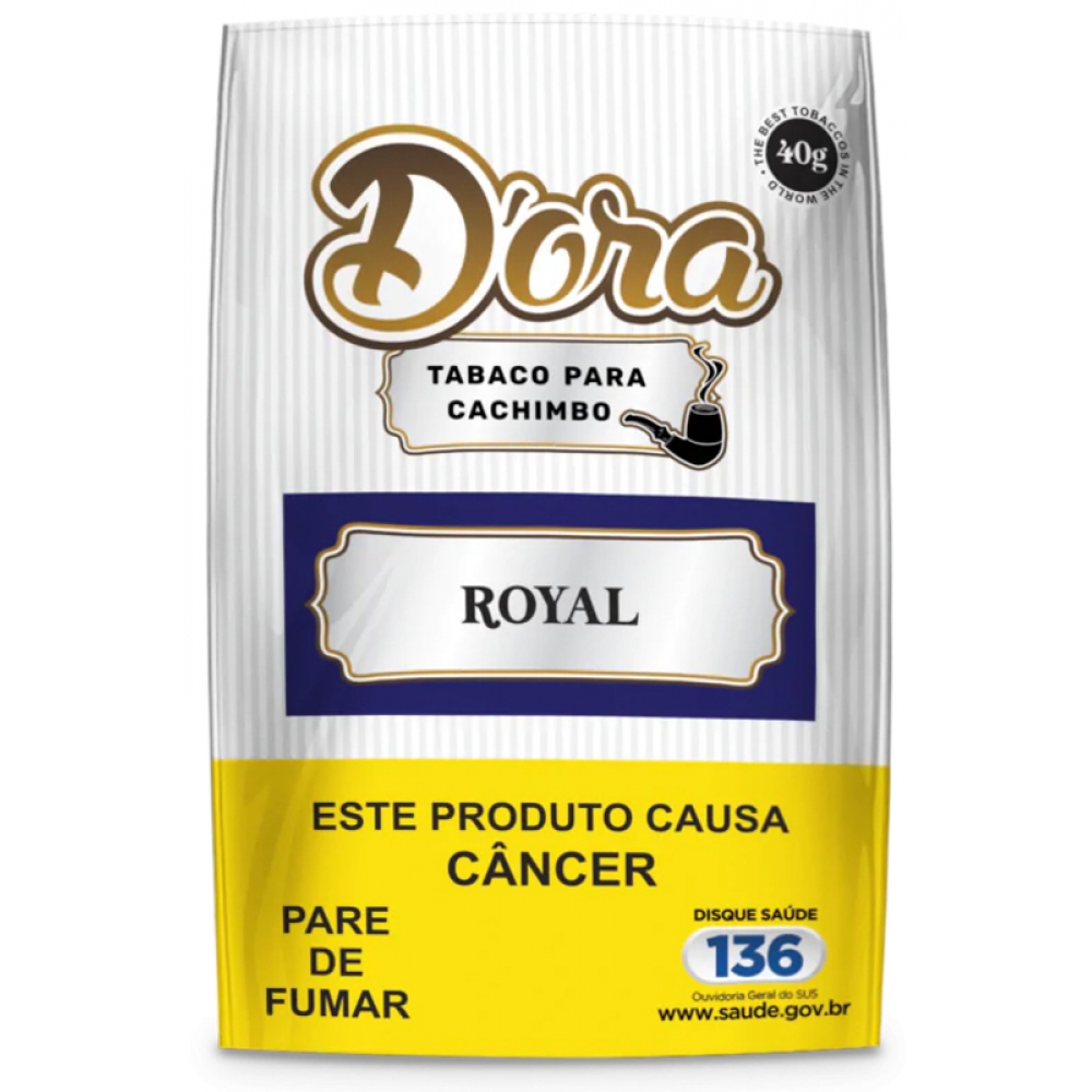 02012 - DORA TABACO CACHIMBO ROYAL 40G - 02012