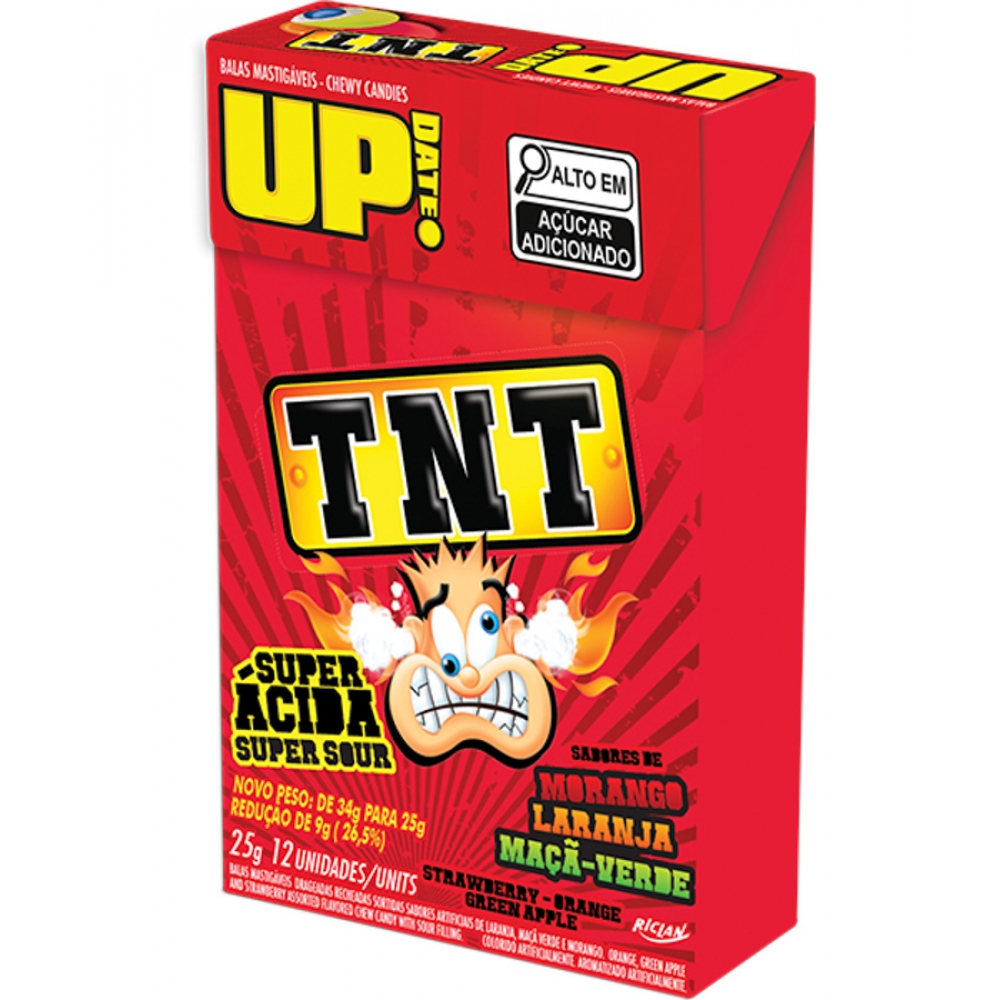 01958 - CONFEITO MASTIGAVEL UP TNT SORTIDA 12UN - 01958