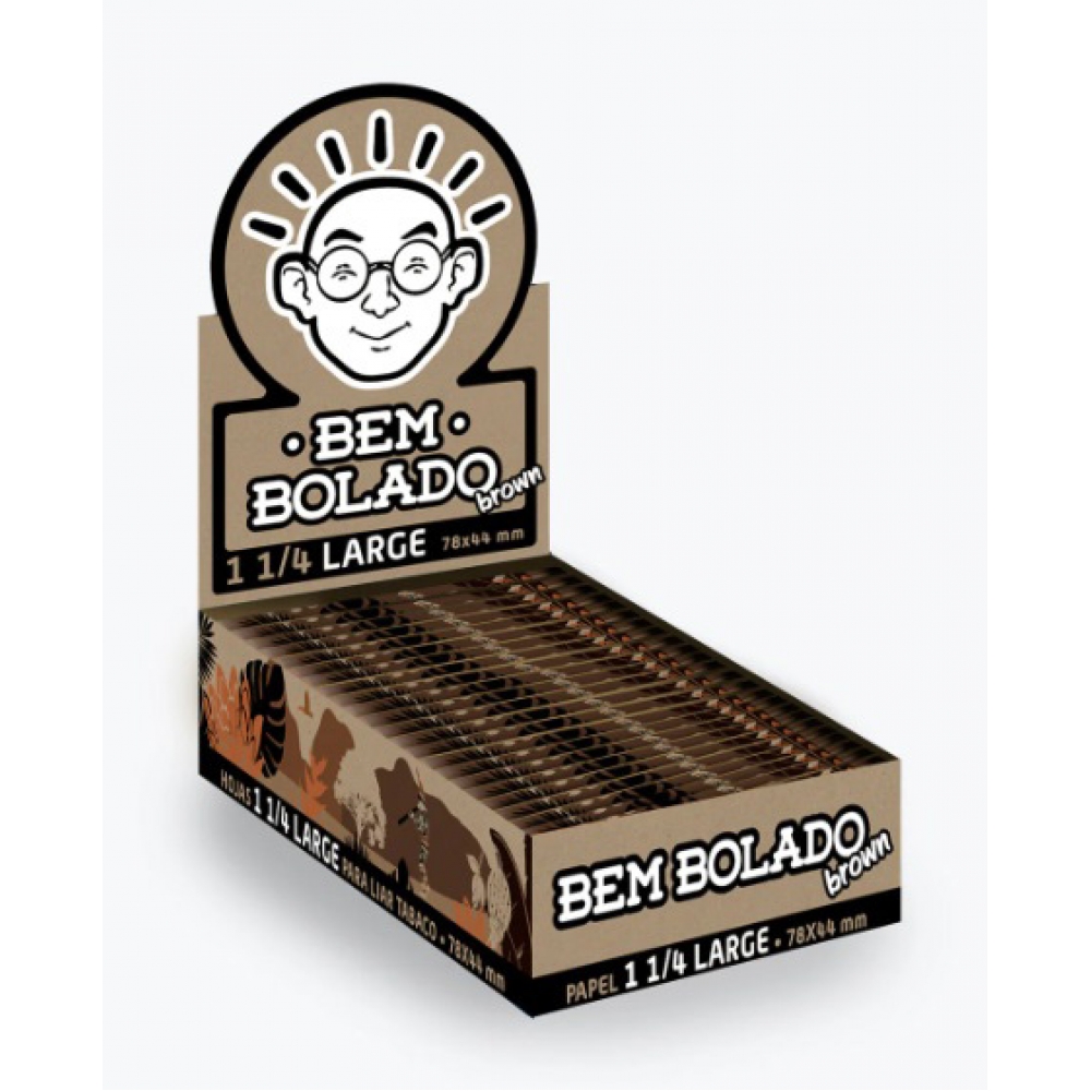 00615 - BEM BOLADO SEDA 1 1/4 BROWN LARGE - 00615