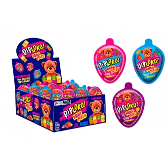 01828 - DIPLOKO MINI JELLY BEAR BAG 15X20G