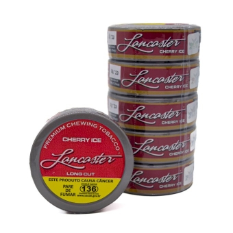 01806 - LANCASTER CEREJA FUMO DE MASCAR LATA 34G