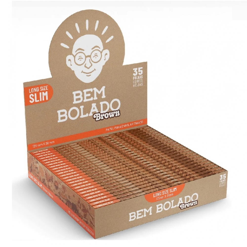 02066 - BEM BOLADO SEDA BROWN LONG SIZE SLIM - 02066