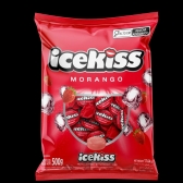02287 - BALA DURA ICEKISS MORANGO 500G - 02287