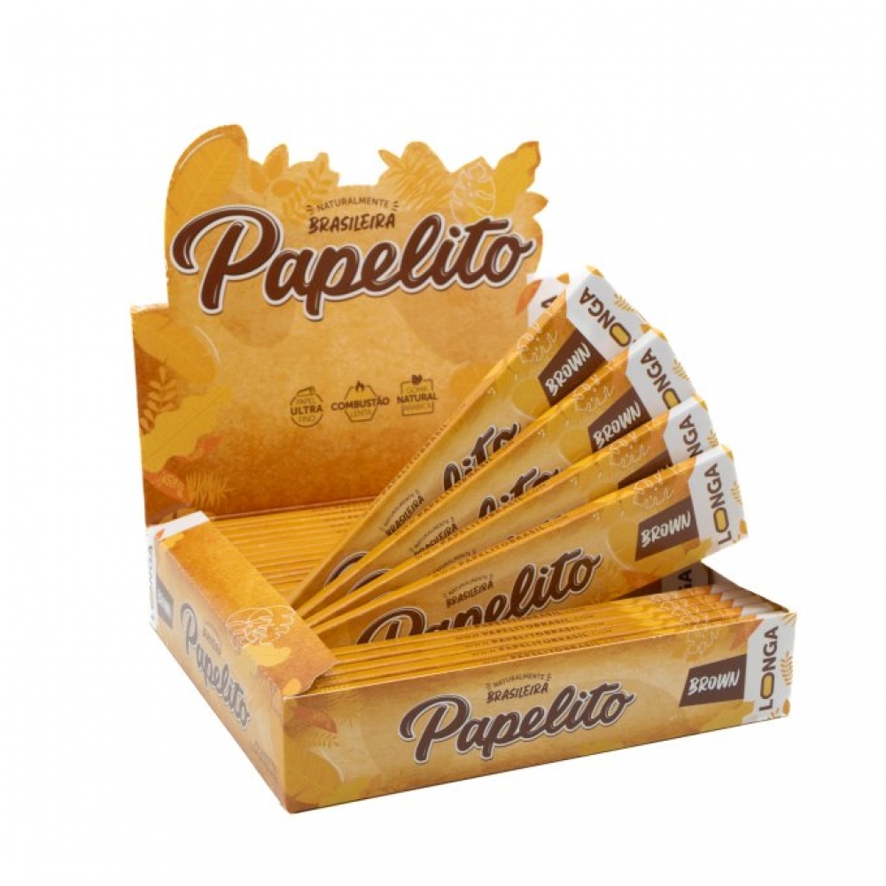 01417 - PAPELITO SEDA BROWN LONGA - 01417