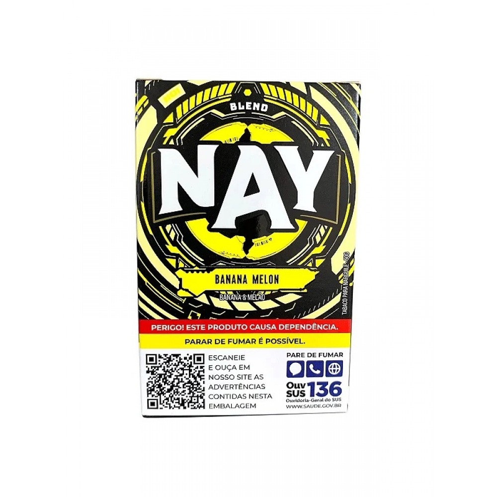02026 - NAY BANANA MELON TABACO P/ NARGUILE 50G - 02026