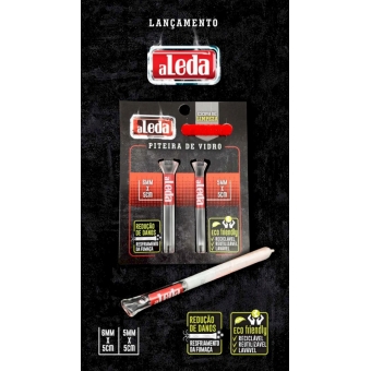 00865 - ALEDA PITEIRA DE VIDRO CARD COM 2