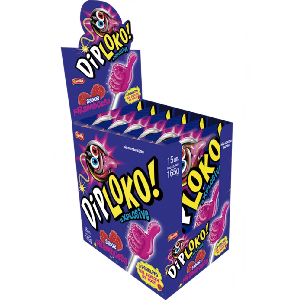 01665 - DIPLOKO BOOM FRAMBOESA LIKE 15X11G - 01665