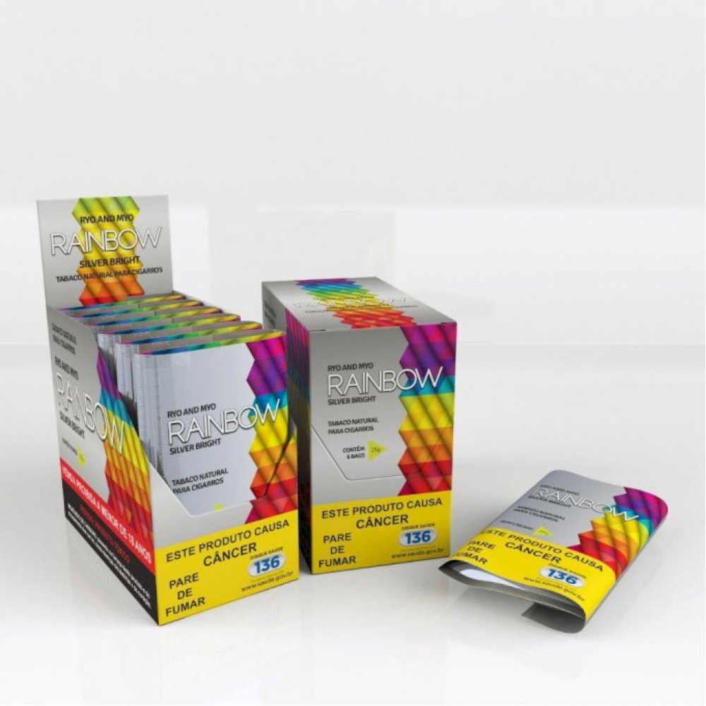 00539 - HBT TABACO RAINBOW SILVER BRIGHT 25G - 00539