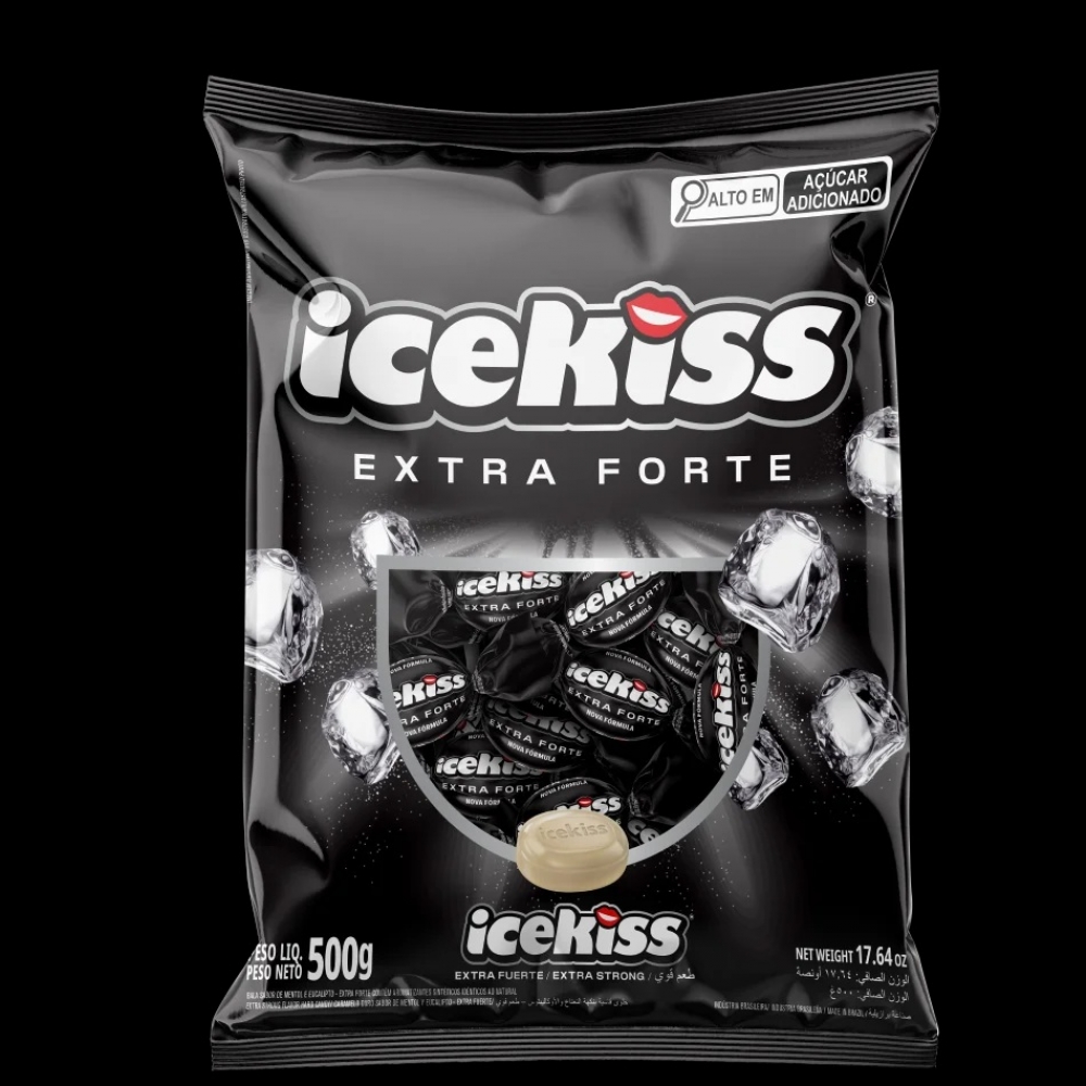02285 - BALA DURA ICEKISS EXTRA FORTE 500G - 02285