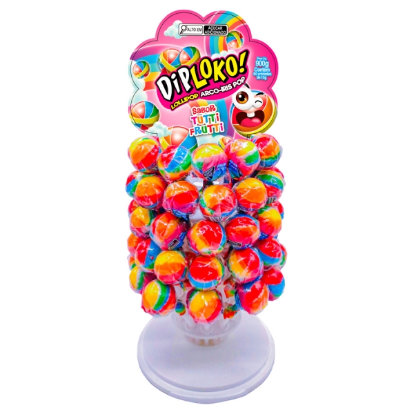 01863 - LOLLIPOP ARCO-IRIS POP SORTIDOS - 01863 - LA Distribuidora