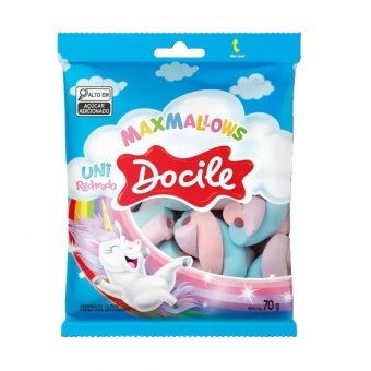 02330 - DOCE MAXMALLOWS RECHEADO TWIST COLOR BAUNILHA 70G