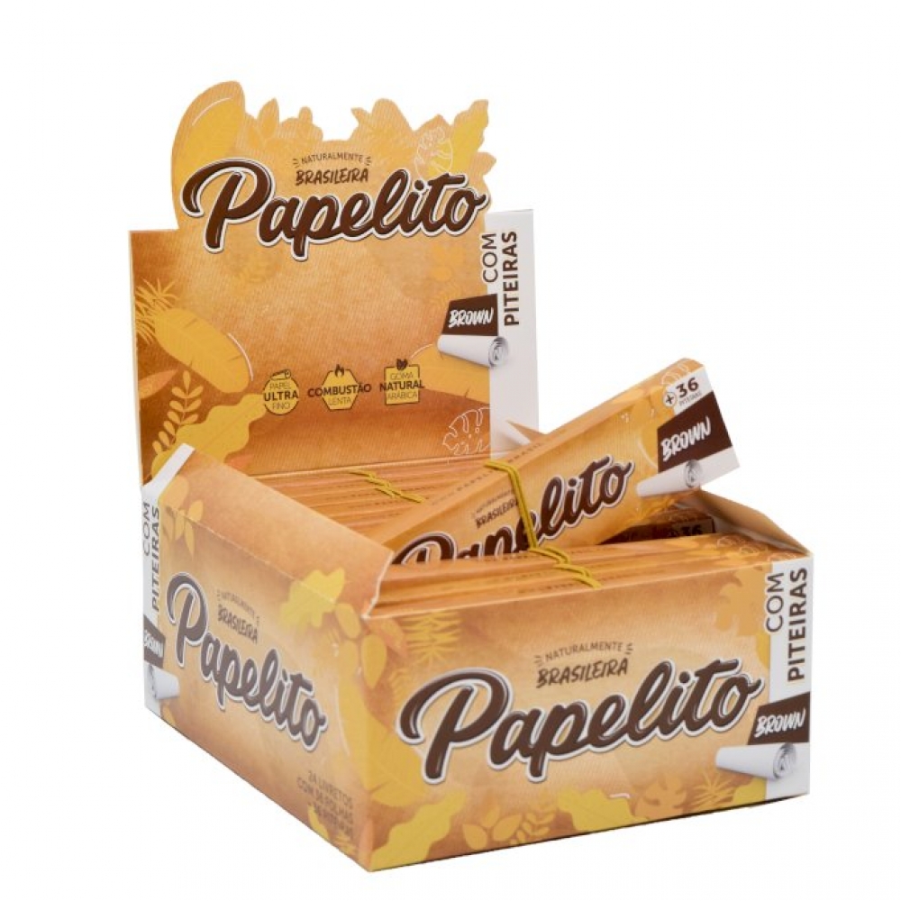 01015 - PAPELITO SEDA BROWN C/ PITEIRA - 01015