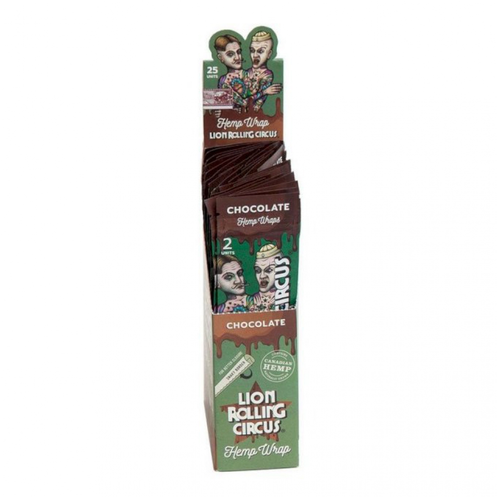 00619 - LRC HEMP WRAPS CHOCOLATE - 00619