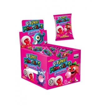 01839 - DIPLOKO MONSTER CHICLETE MORANGO