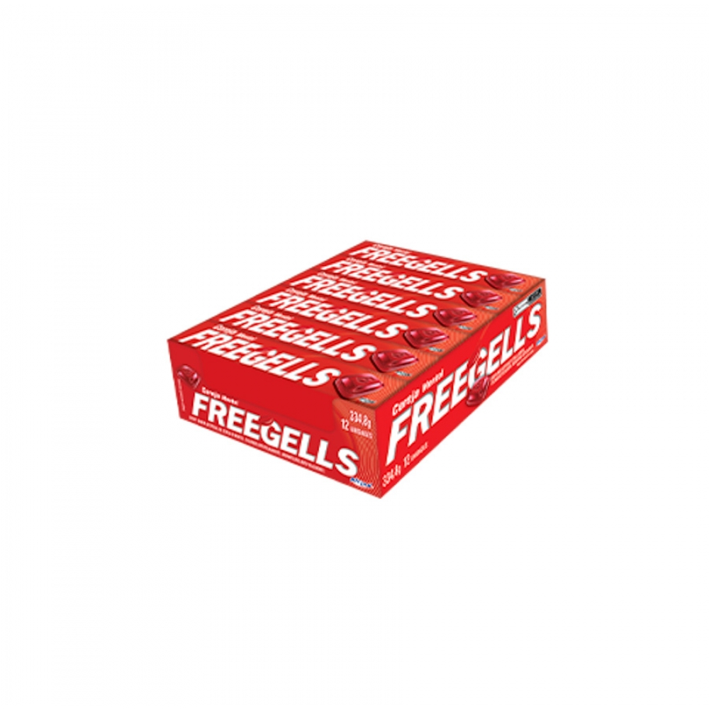 01931 - DROPS FREEGELLS PLAY CEREJA 12UN - 01931