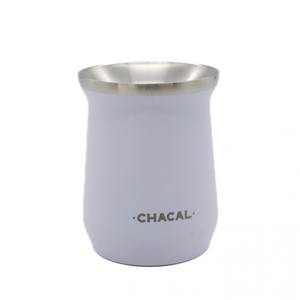 01554 - COPO TERMICO INOX BRANCO 236ML - 01554