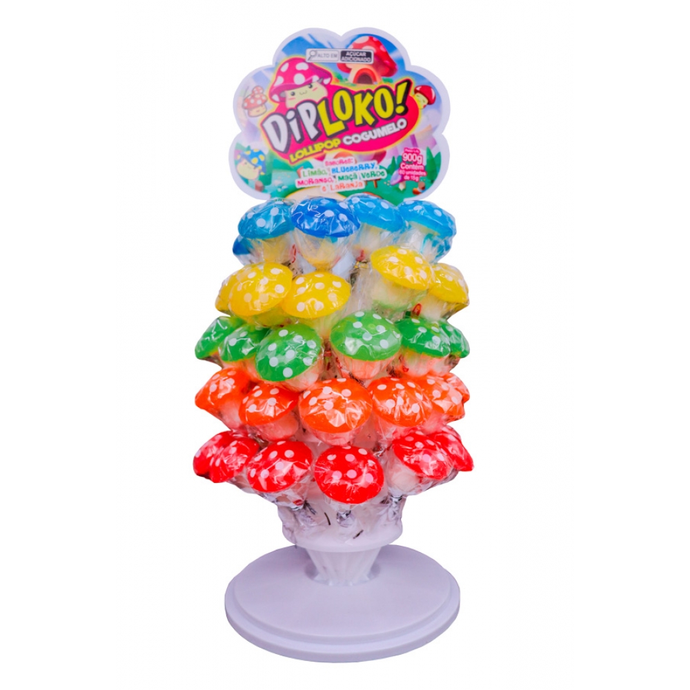 01791 - DIPLOKO LOLLIPOP COGUMELO TORRE - 01791