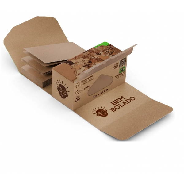 02064 - BEM BOLADO SEDA BROWN ROLLS TIPS LARGE - 02064