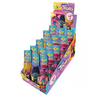 02023 - BALA LIQUIDA SPRAY GOPLAY TROLLS MORANGO 15 UN