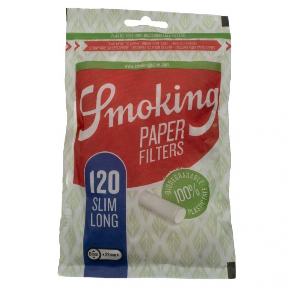 01647 - SMOKING FILTRO PAPEL SLIM LONGO 6X22 - 01647