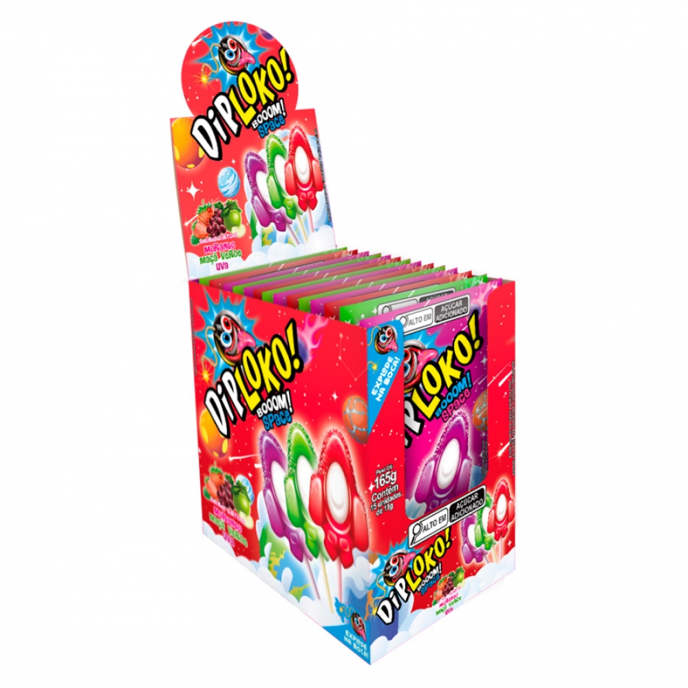 01669 - DIPLOKO BOOM SPACE SABOR SORTIDO - 01669