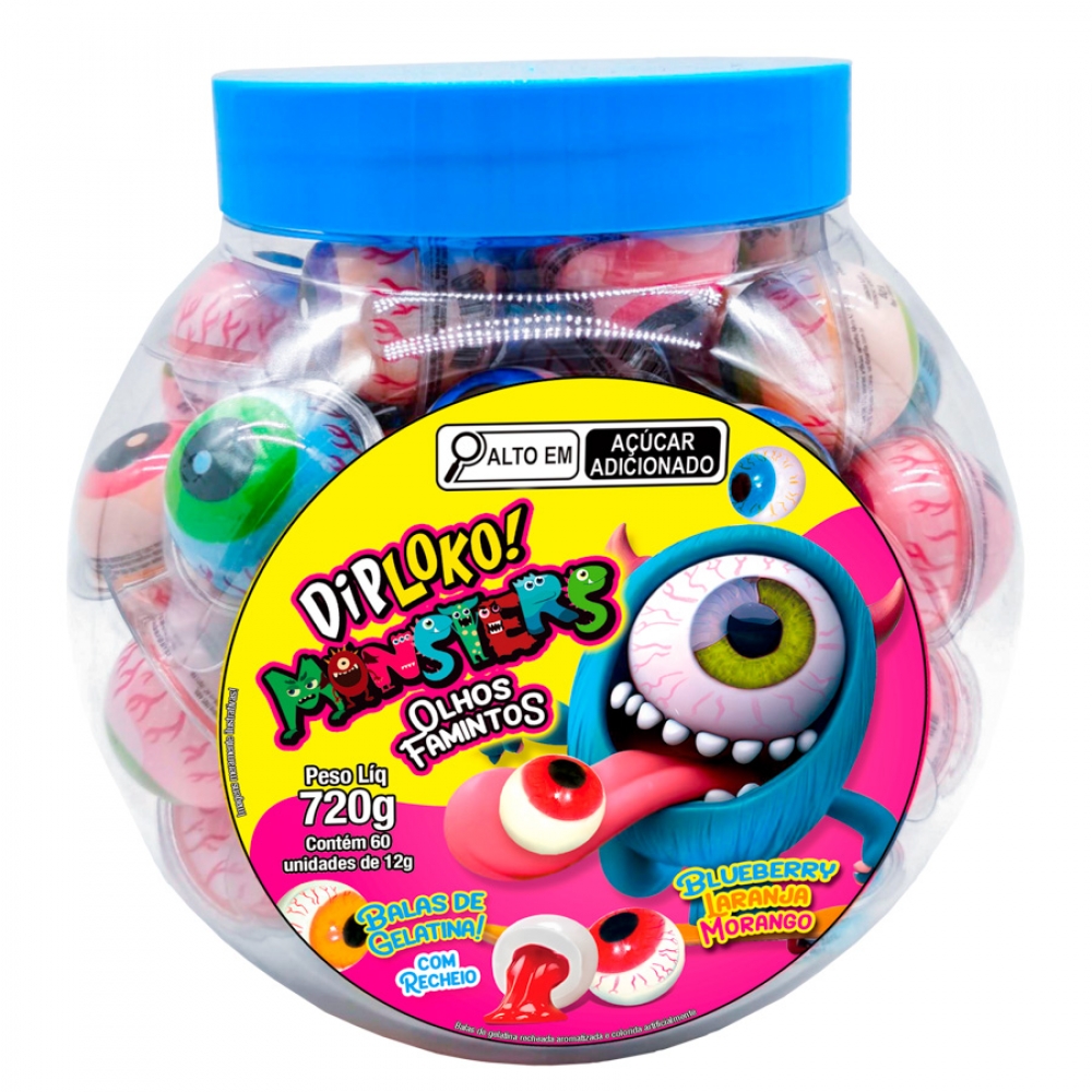 01855 - POTE OLHOS FAMINTOS MONSTERS - 01855