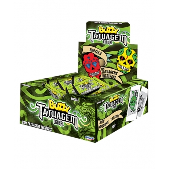01941 - CHICLE BUZZY TATTOO TRIBAL HORTELA 90UN