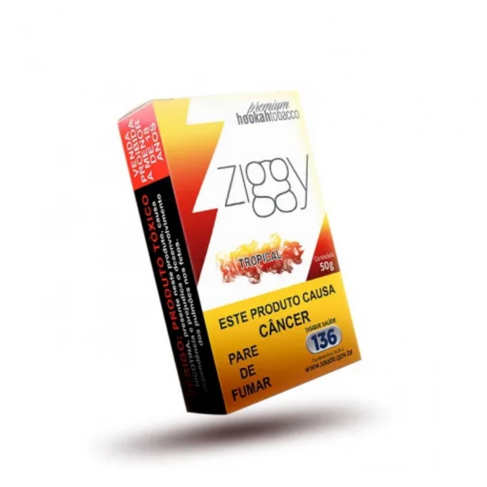 00425 - ZIGGY TROPICAL 50G ESSENCIA P/ NARGUILE - 00425