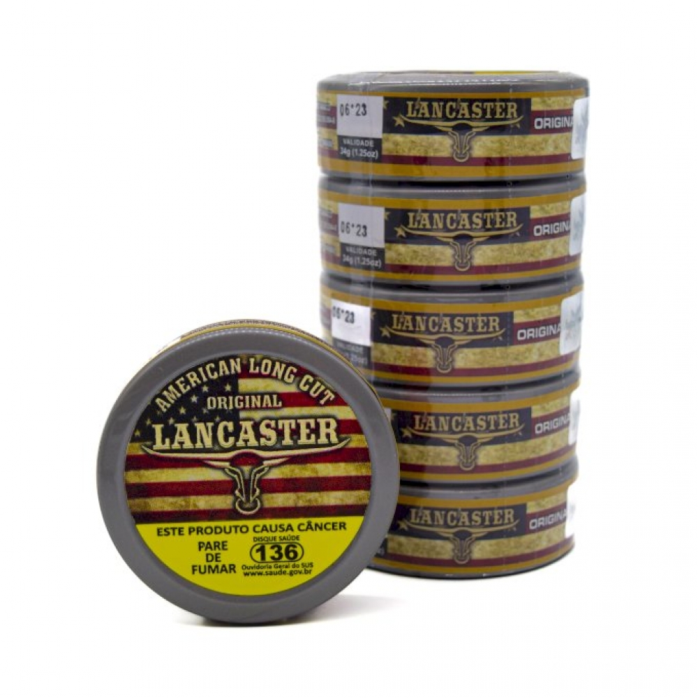 00726 - LANCASTER ORIGINAL FUMO MASCAR LATA 34G - 00726