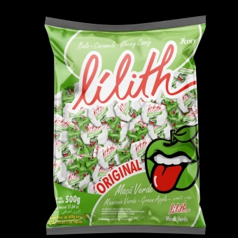 02301 - BALA MASTIGAVEL LILITH MACA VERDE 500G