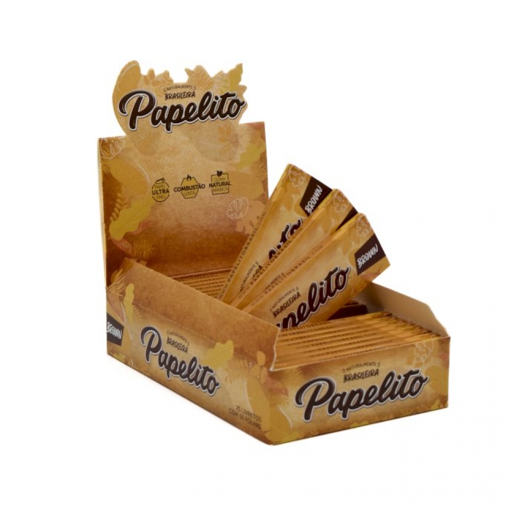 01016 - PAPELITO SEDA BROWN MINI SIZE - 01016
