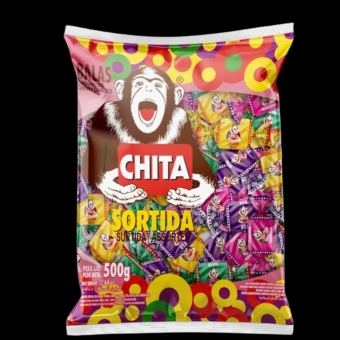 02299 - BALA MASTIGAVEL CHITA SORTIDA 500G
