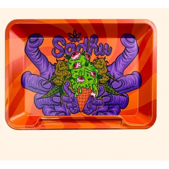 02045 - SADHU BANDEJA METAL C/ AREA P/ CIGARRO