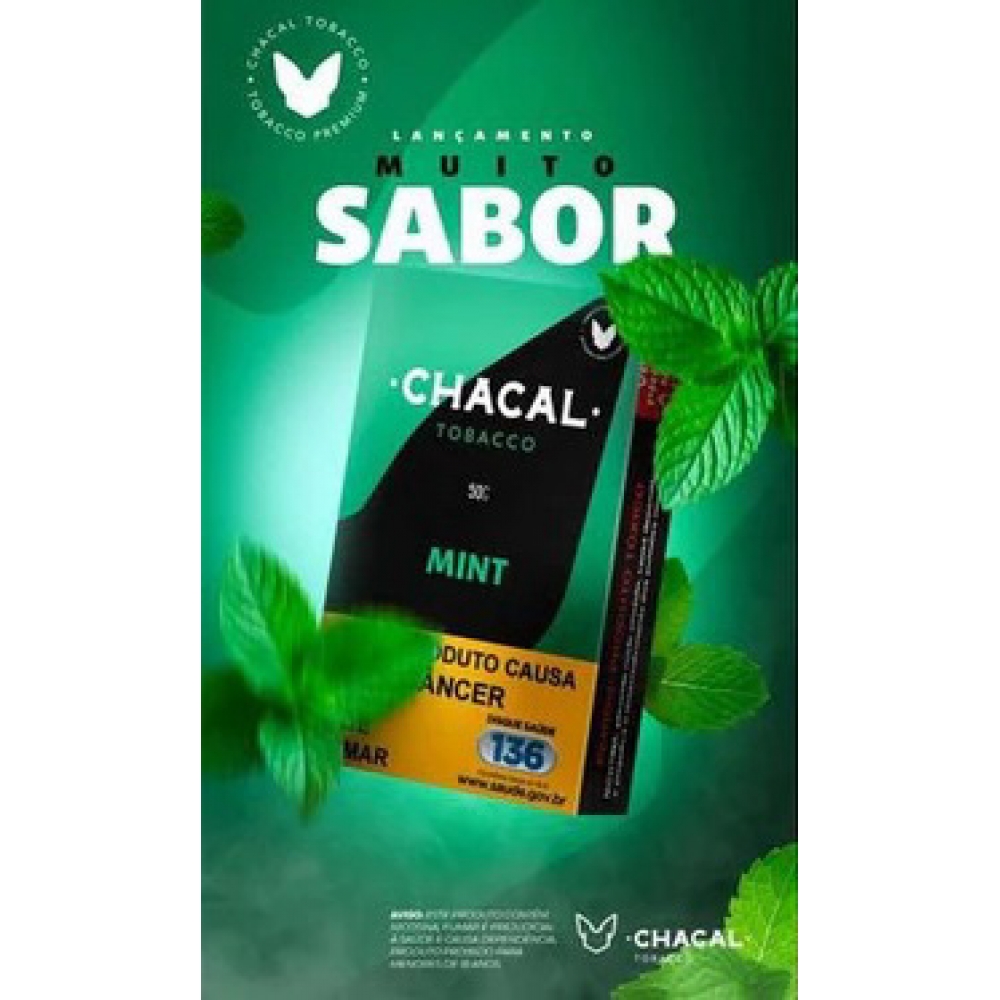 01576 - CHACAL MINT 50G ESSENCIA NARGUILE - 01576