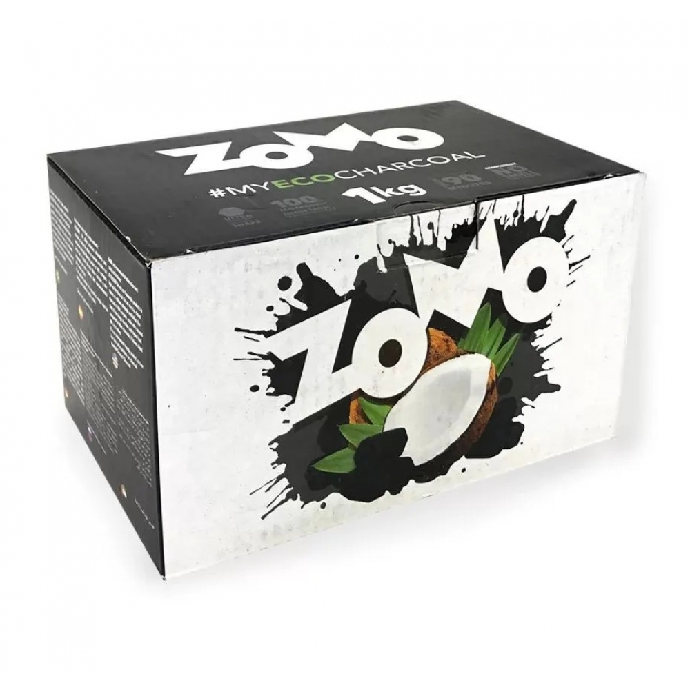 02163 - CARVAO COCO ZOMO 1 KG - 02163