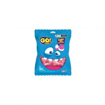 01926 - BALA GELATINA GO JELLY BEIJINHO DOCE MORANGO 70G