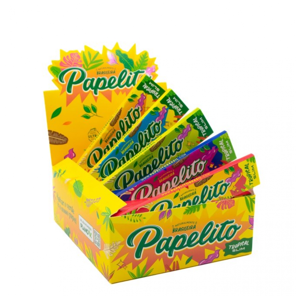 01418 - PAPELITO SEDA SLIM TROPICAL - 01418