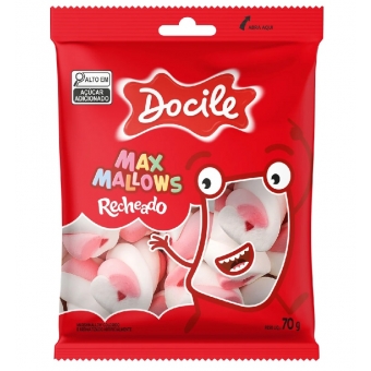 02332 - DOCE MAXMALLOWS RECH TWIST RS/BC BAUNIL 70G
