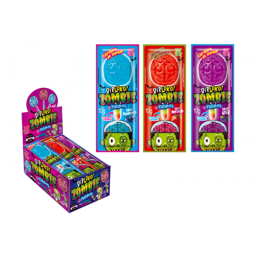 01739 - DIPLOKO NEON ZOMBIE 30X10G - 01739