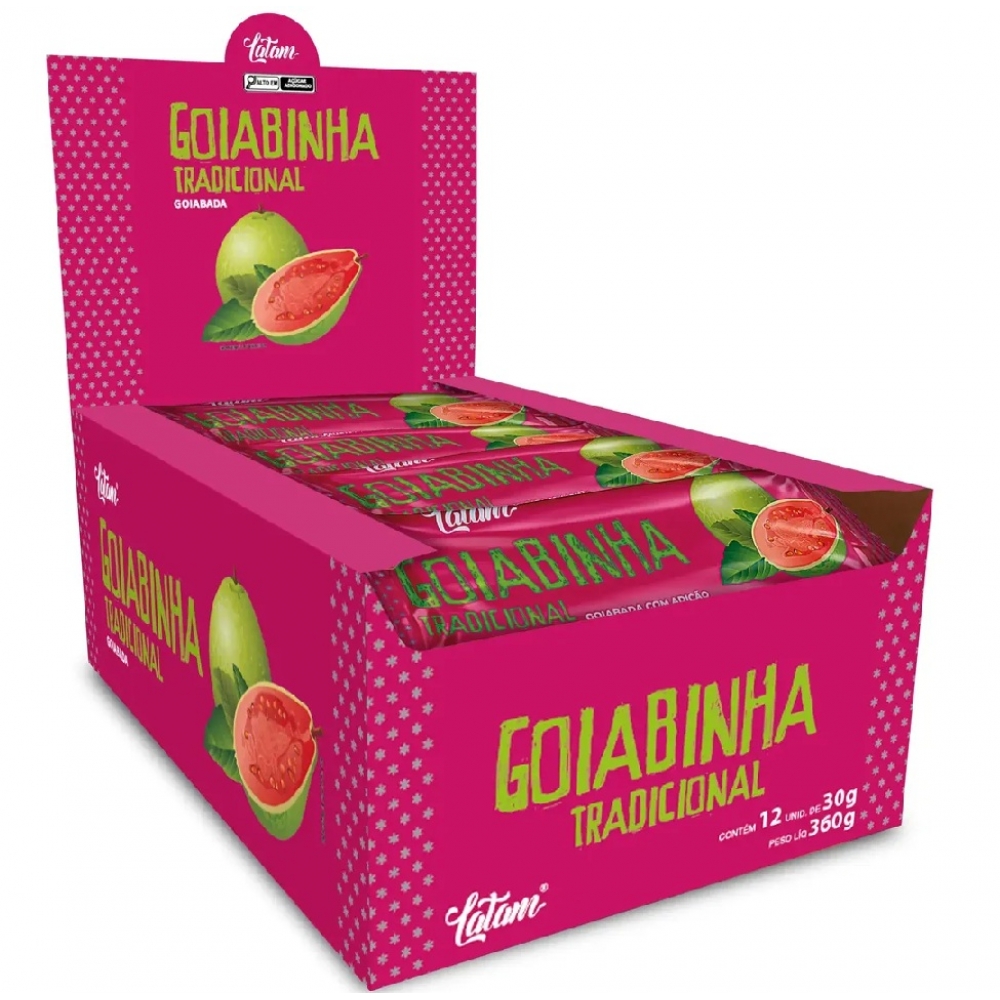 02414 - LATAM GOIABA C/ ACUCAR 12X30G - 02414