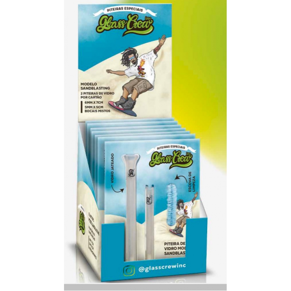 00863 - GLASS CREW SANDBLASTING CARD - 00863